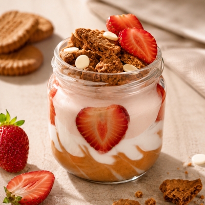 Jogurt Jahodový Cheesecake 335g MůjJogurt