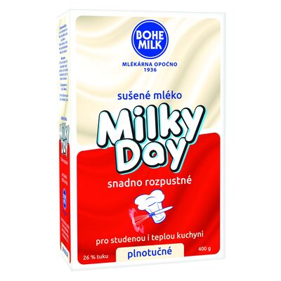 Mlieko sušené plnotučné 26% 400g Bohemilk