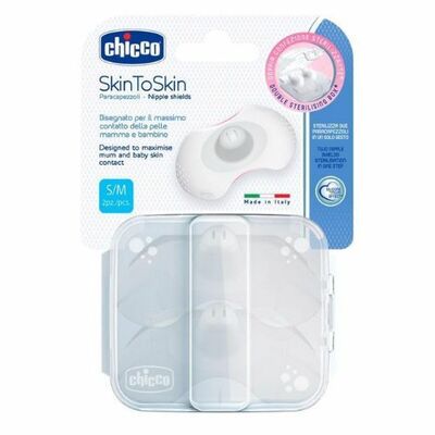 Chicco SkinToSkin Chránič bradaviek 2ks S/M