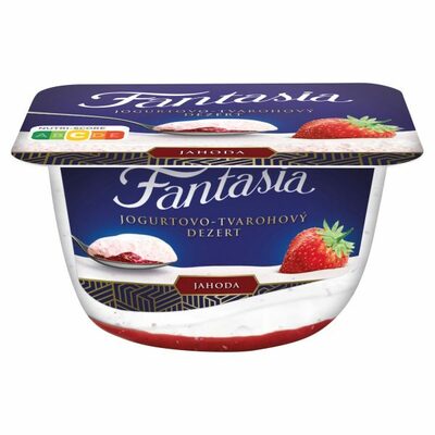Dezert Fantasia s jahodovou vrstvou 125g Danone