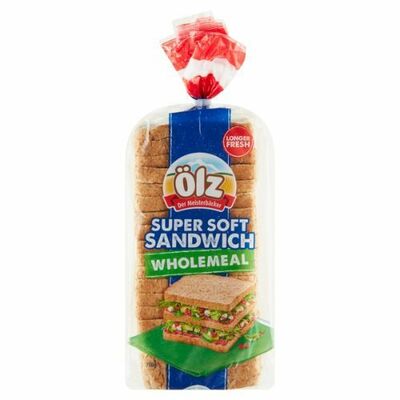 Chlieb toastový americký celozrnný 750g Ölz