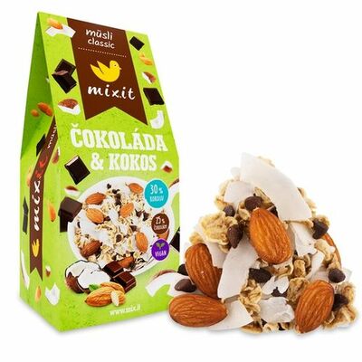 Müsli classic Čokoláda &amp; Kokos 320g Mixit