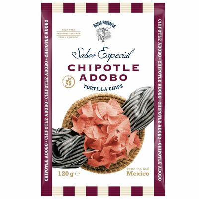 Tortilla Chips Chipotle Adobo Nuevo Progreso 120g