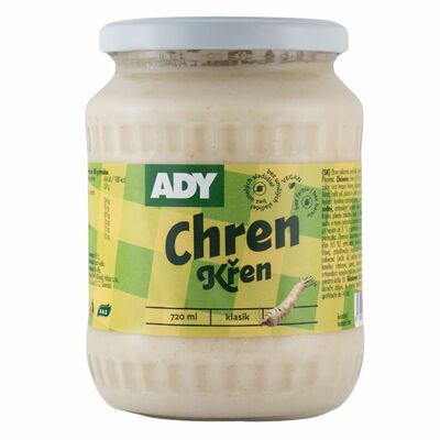 Chren sterilizovaný 720ml (660g) Ady