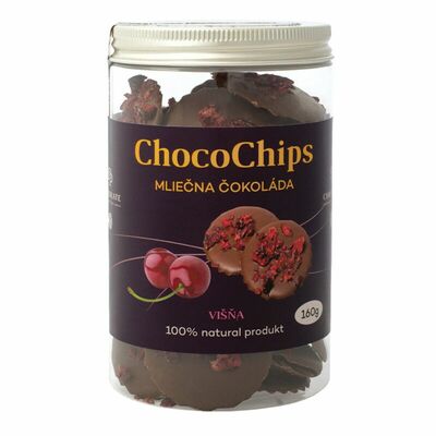 ChocoChips mliečna višňa 160g DP Chocolate