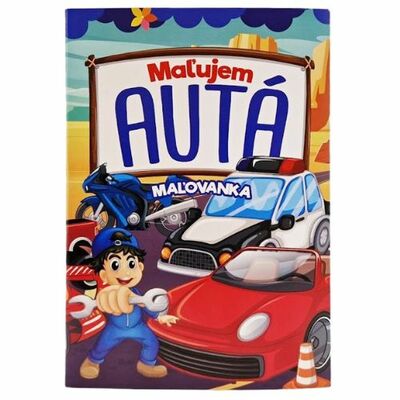 Omaľovánka Maľujem autá