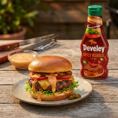 Spicy burger omáčka 250ml Develey