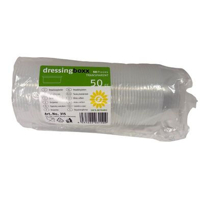 Dressingová miska priehľadná 50ml WI74805, 50ks