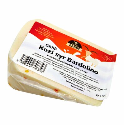 Syr kozí Bardolino chilli 150g Farma Bardy