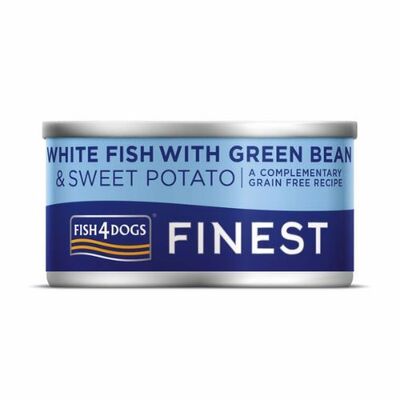 Fish4dogs Finest Konzerva Ryba s fazuľkami 85g