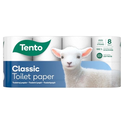 Tento Classic toaletný papier 3 vrstvy 8 ks