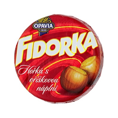 Opavia Fidorka Horká s orieškovou náplňou 30 g