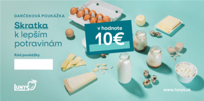 Darčekový poukaz 10 EUR eshop
