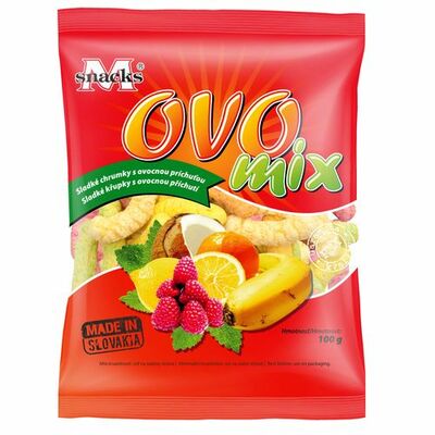 Chrumky s ovocnou príchuťou 100g M-Snack