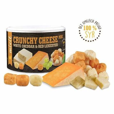 Chrumkavý syr W.Cheddar&amp;amp;Red Leicester 70g, Mixit