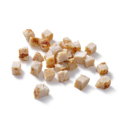 Mrazené Kuracie prsia pečené– kocky 12mm 2,5kg Chk'n