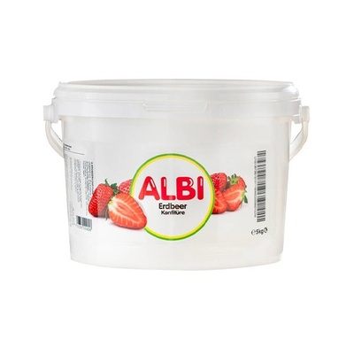 Džem jahodový ALBI 5kg plast