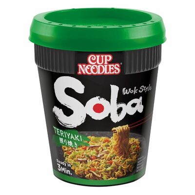 Nissin Instantné rezance Soba Cup Teriyaki 90g