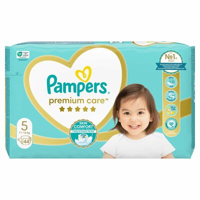 Pampers Premium Care Veľ.5, 11-16kg, Plienky 44ks