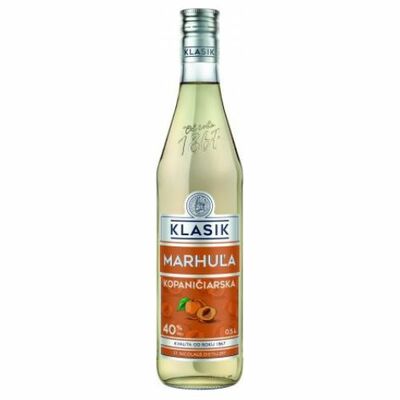 Klasik Kopaničiarska Marhuľa 40% 0,5 l