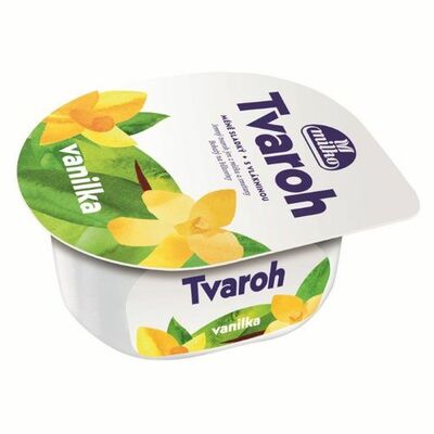 Tvaroh s vlákninou vanilka 140g Milko