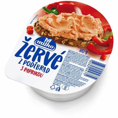 Žervé s paprikou 80g Milko