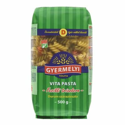 Cestoviny Fusilli (Vretená) farebné 500g Gyermelyi