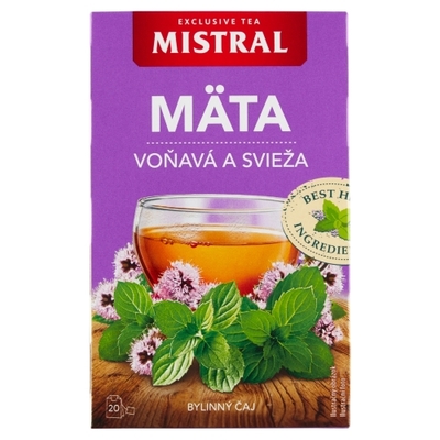 Mistral Mäta bylinný čaj 20x1,5g