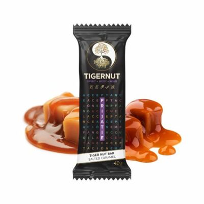 Tyčinka Slaný Karamel 40g Tigernut