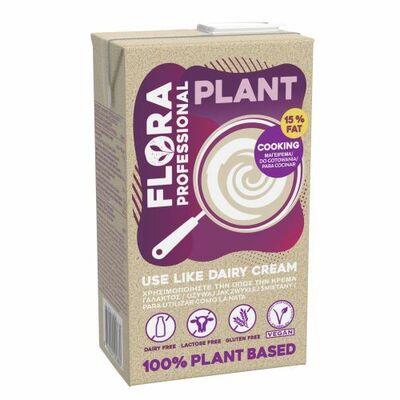 Smotana FLORA Plant cream rastlinná 15% 1l