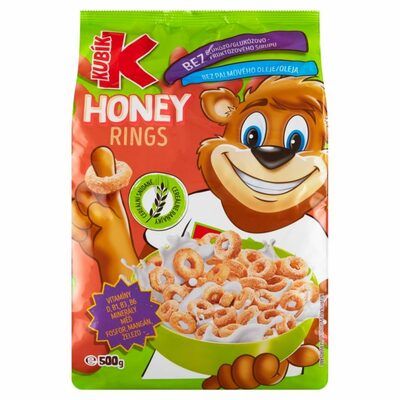 Kubík cereálie Honey Rings 500g