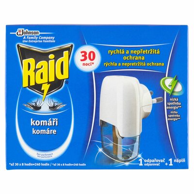 Raid Komáre el. odparovač s tekutou náplňou 21ml