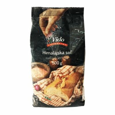 Himalájska soľ ružová jemná 500g Vido