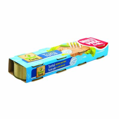Tuniak vo vlastnej šťave 4x80g Natur Farm
