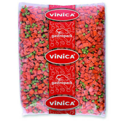 Mrazená Zmes zeleninová mrkva s hráškom 2,5kg Vinica