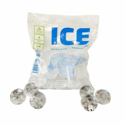 Ľad mrazený gule 1kg Ice Service