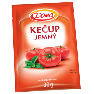 Kečup jemný HB 50x30g Doma