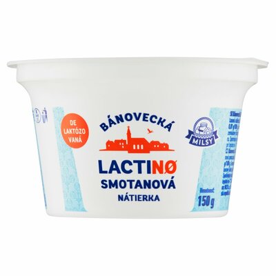 Bánovecká nátierka smotanová LactiNO MILSY 150g