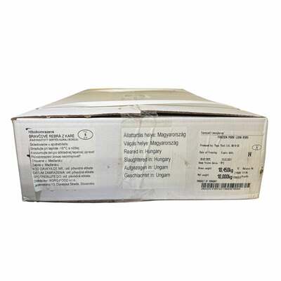 Mrazené Bravčové rebrá z karé 10kg PapaMeat