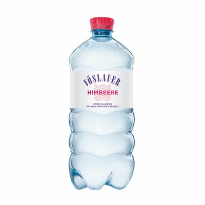 Vöslauer minerálna voda perlivá malina 1l*ZO