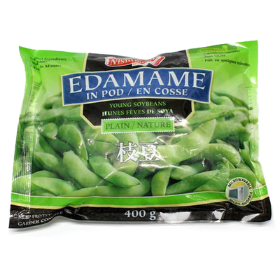 Mrazené Edamame sójové bôby nelúpané 400g Nishi Moto