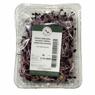 Klíčky reďkovky červenej 50g