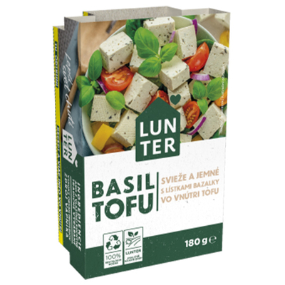 Tofu bazalkové LUNTER 180g