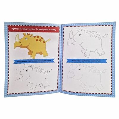 Pospájaj bodky 48 strán na vyfarbovanie