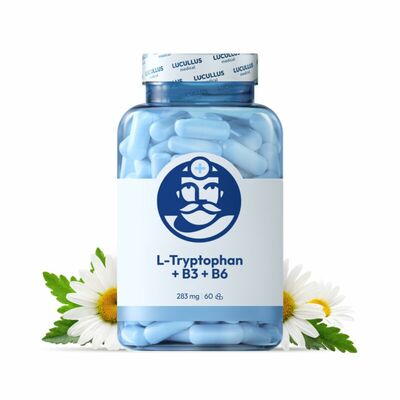L-Tryptophan+B3+B6 -60ks Dr. LUCULLUS