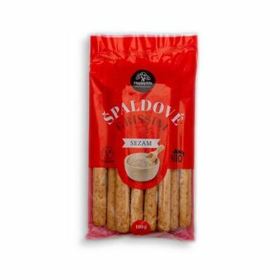 Happylife Bio Grissini špaldové so sezamom 100g