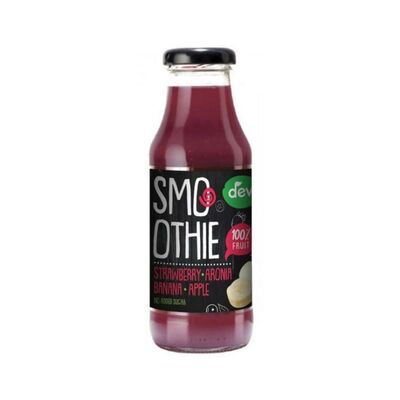 Smoothie Jahoda, Arónia, Banán, Jablko 300ml Deva