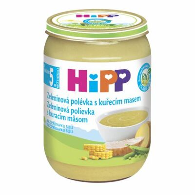HiPP BIO Zeleninová polievka s kuracím mäsom 190g