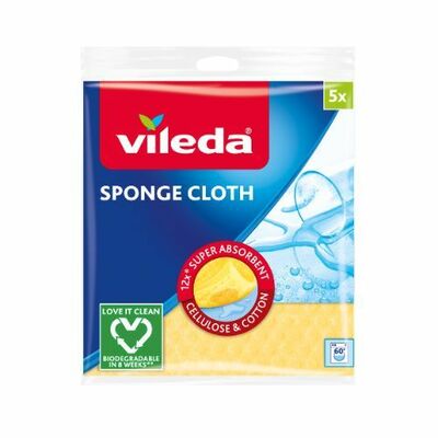Vileda špongiová handrička 5ks