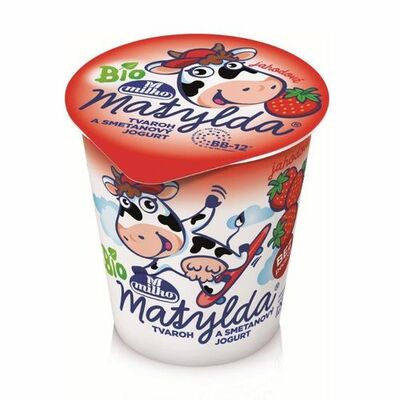 BIO Tvarohový dezert MATYLDA jahoda 125g Milko